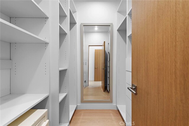 309 Carnation Ave Unit 4, Corona Del Mar, CA 92625 - walk in closet featuring light wood finished floors