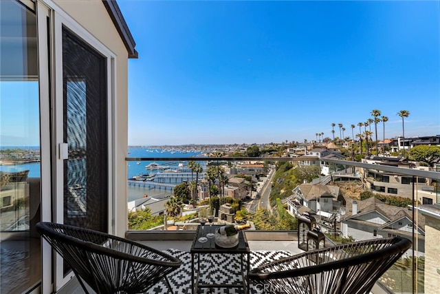 309 Carnation Ave Unit 4, Corona Del Mar, CA 92625 - balcony featuring a water view