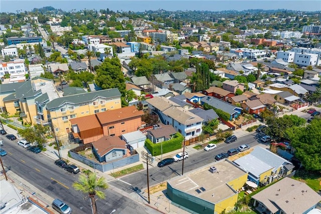 drone / aerial view featuring a residential view