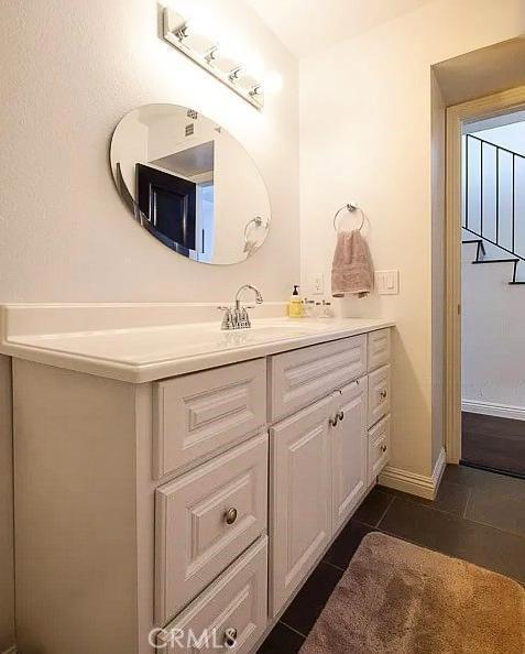 1904 Carnegie Ln Unit 2, Redondo Beach, CA 90278 - bathroom with tile patterned floors and vanity