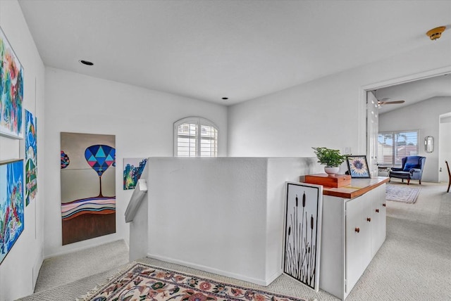 4981 Lamia Way, Oceanside, CA 92056 - misc room with light colored carpet and ceiling fan