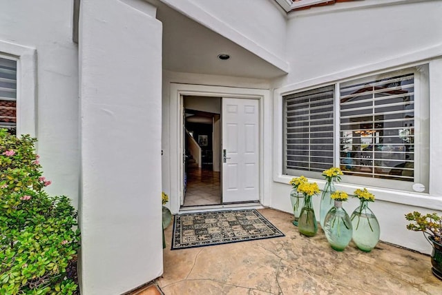 4981 Lamia Way, Oceanside, CA 92056 - doorway to property with stucco siding