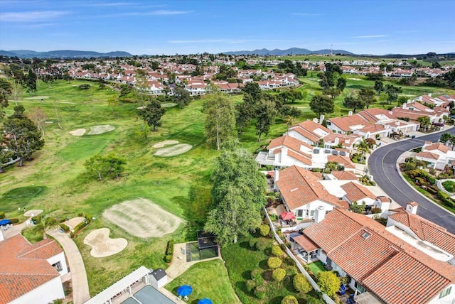 4981 Lamia Way, Oceanside, CA 92056 - aerial view of property's location with nearby suburban area and a mountainous background