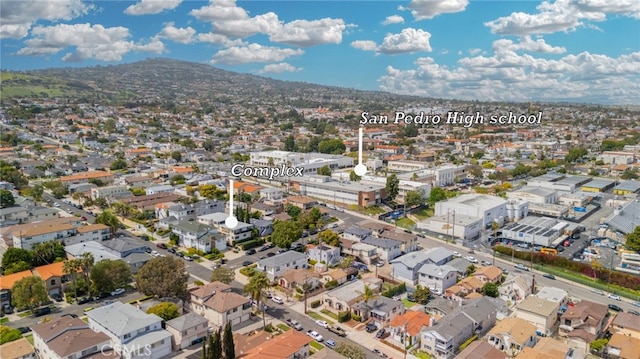 1729 S Alma St, San Pedro, CA 90731 - drone / aerial view of mountains