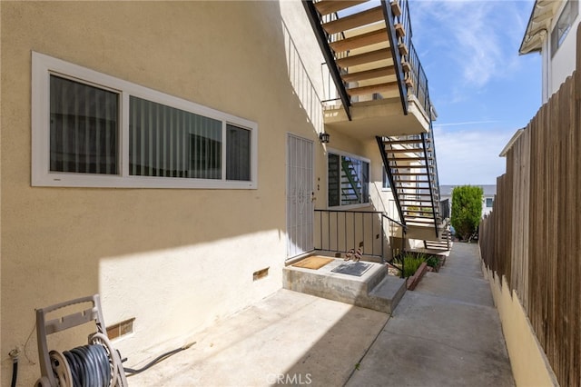 1729 S Alma St, San Pedro, CA 90731 - view of patio / terrace featuring stairway