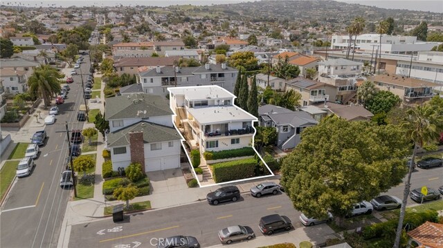 1729 S Alma St, San Pedro, CA 90731 - aerial view of residential area featuring property boundaries highlighted