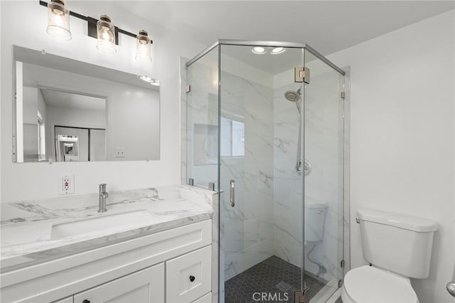 1729 S Alma St, San Pedro, CA 90731 - full bathroom with vanity and a marble finish shower
