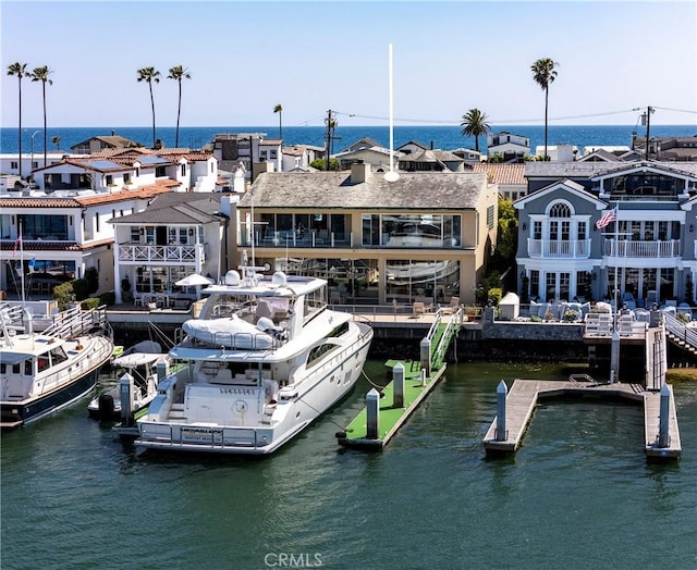 812 W Bay Ave, Newport Beach, CA 92661 - view of dock featuring a water view