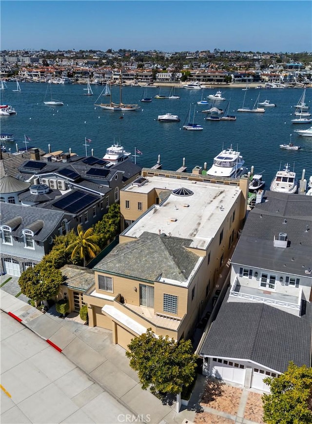 812 W Bay Ave, Newport Beach, CA 92661 - aerial view featuring a water view