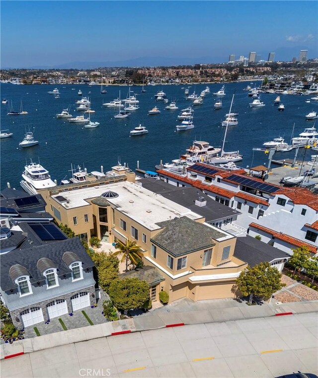 812 W Bay Ave, Newport Beach, CA 92661 - birds eye view of property with a water view