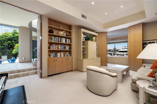 812 W Bay Ave, Newport Beach, CA 92661 - sitting room featuring recessed lighting and visible vents