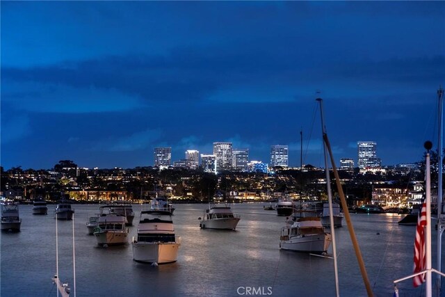 812 W Bay Ave, Newport Beach, CA 92661 - water view with a view of city lights