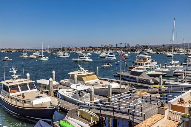 812 W Bay Ave, Newport Beach, CA 92661 - view of dock featuring a water view