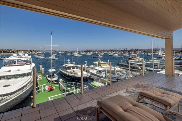 812 W Bay Ave, Newport Beach, CA 92661 - view of dock with a water view
