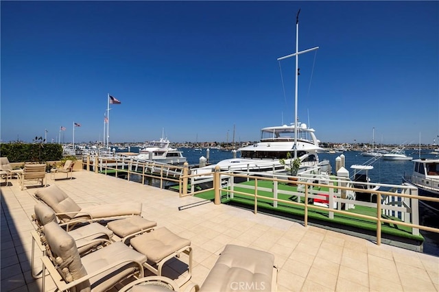 812 W Bay Ave, Newport Beach, CA 92661 - view of dock with a water view