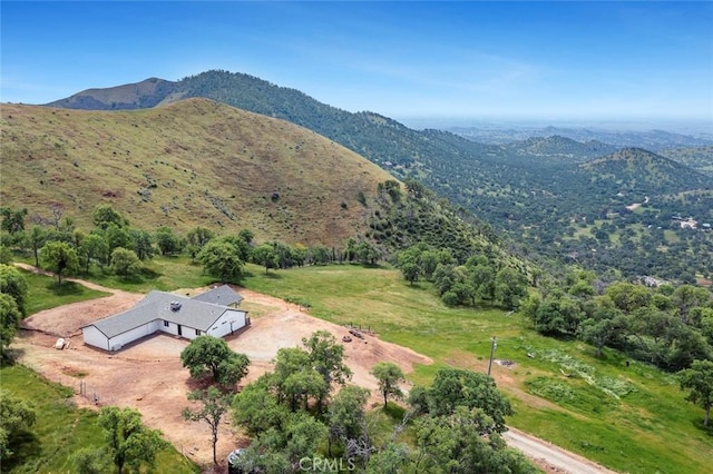 28383 Shady Oaks Rd, Clovis, CA 93619 - aerial view featuring a mountain view