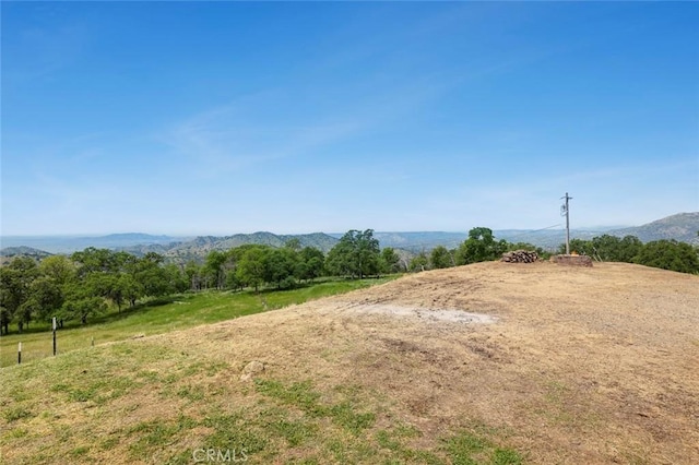 28383 Shady Oaks Rd, Clovis, CA 93619 - view of yard featuring a rural view and a mountain view