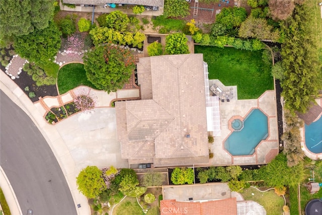 drone / aerial view