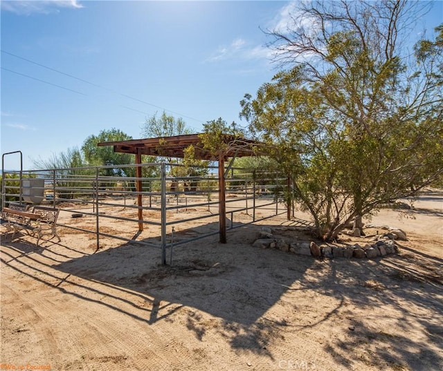 73950 22nd Ave, Desert Hot Springs, CA 92241 - view of playground with an outdoor structure and an exterior structure
