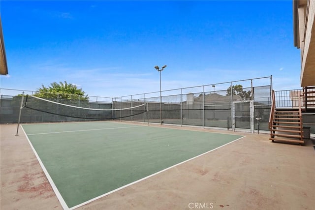 2501 W Redondo Beach Blvd Unit 238, Gardena, CA 90249 - view of tennis court with fence and stairs