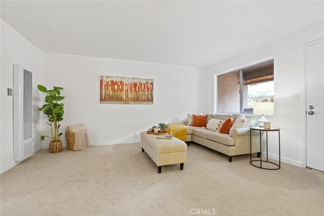 2501 W Redondo Beach Blvd Unit 238, Gardena, CA 90249 - living room with baseboards and light carpet