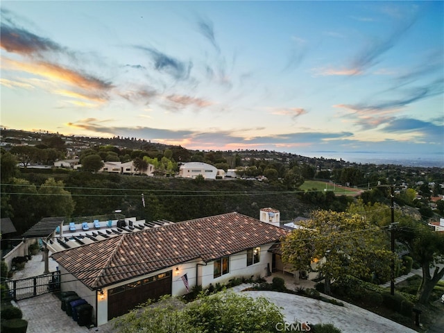 drone / aerial view