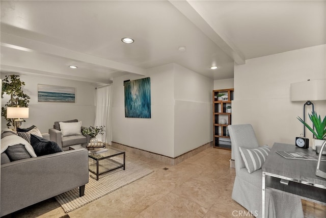 27361 Rainbow Ridge Rd, Palos Verdes Peninsula, CA 90274 - living room featuring recessed lighting