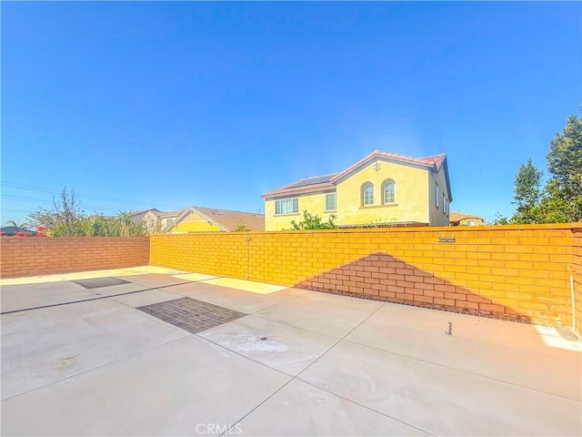 view of patio / terrace featuring a fenced backyard