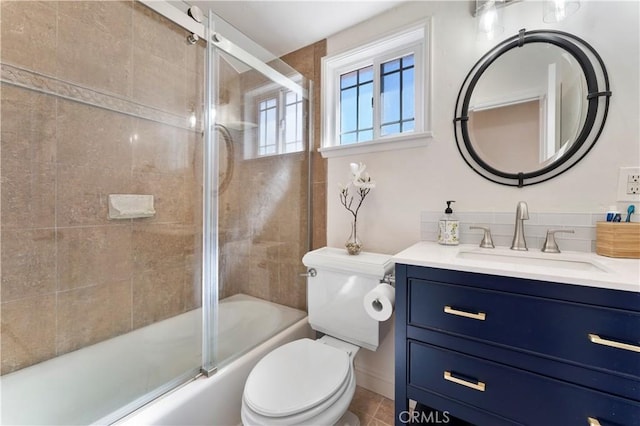 56 B Surfside Ave, Surfside, CA 90743 - full bath with toilet, vanity, and enclosed tub / shower combo