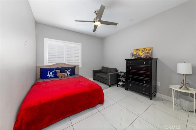 20109 Hunter St, Perris, CA 92570 - bedroom with ceiling fan and baseboards