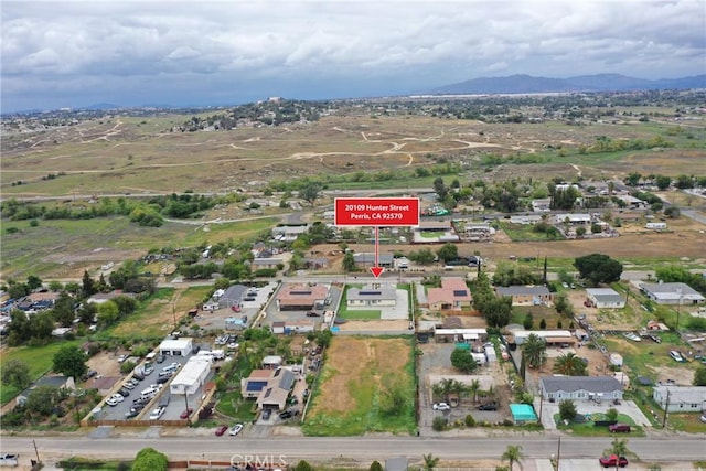 20109 Hunter St, Perris, CA 92570 - drone / aerial view featuring a mountain view