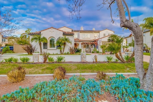 2850 Palmetto Point Ct, Chula Vista, CA 91915 - mediterranean / spanish-style home with a tiled roof and stucco siding