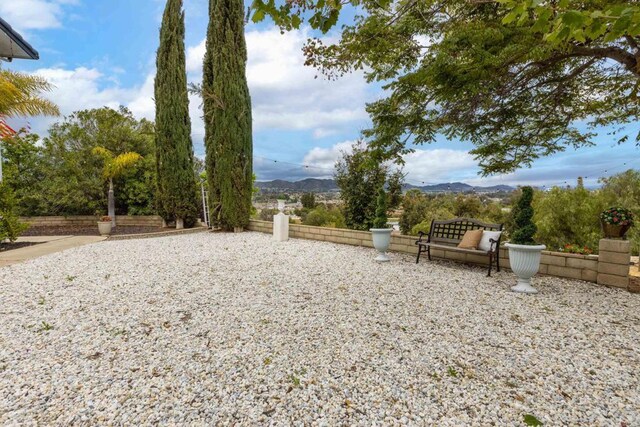 22053 Highland St, Wildomar, CA 92595 - view of yard with a mountain view