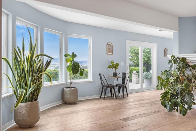 22053 Highland St, Wildomar, CA 92595 - dining space with wood finished floors and baseboards