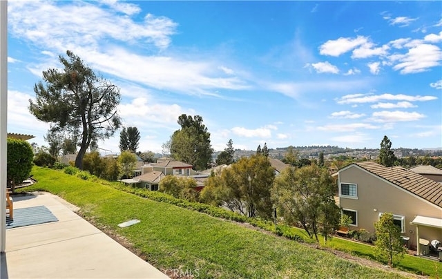 exterior space with a residential view