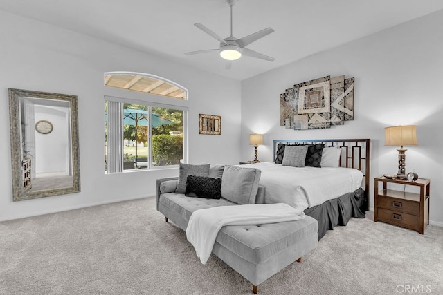 82689 Odlum Dr, Indio, CA 92201 - bedroom featuring ceiling fan, carpet, and baseboards