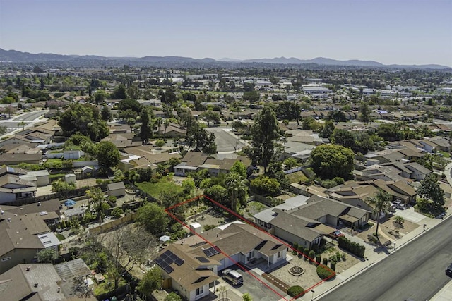 1398 Panorama Ridge Rd, Oceanside, CA 92056 - aerial view of residential area featuring a mountain backdrop