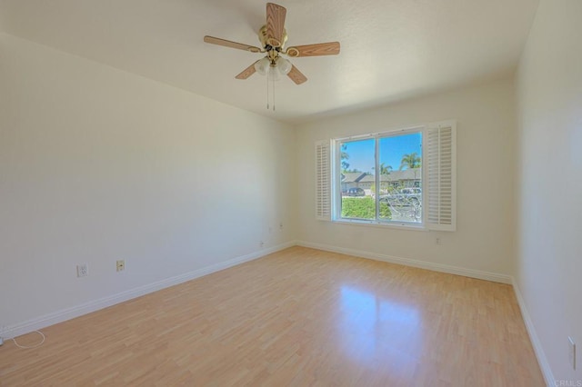 1398 Panorama Ridge Rd, Oceanside, CA 92056 - empty room featuring light wood-style floors and a ceiling fan