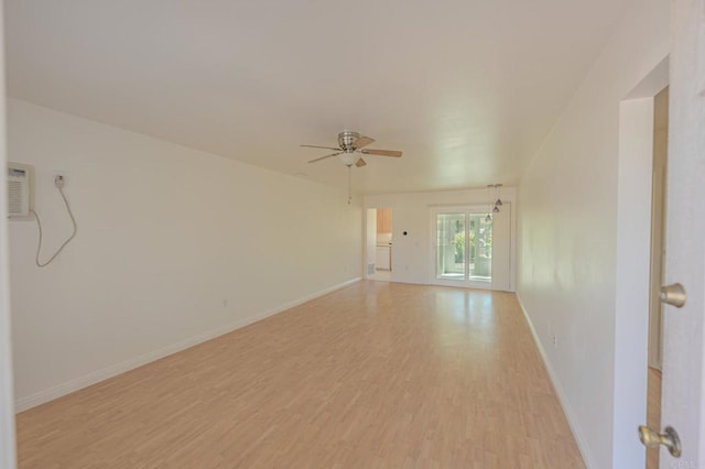 1398 Panorama Ridge Rd, Oceanside, CA 92056 - unfurnished room with a ceiling fan and light wood-type flooring