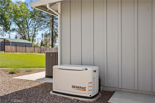 6294 W Wagstaff Rd, Paradise, CA 95969 - exterior view of a power unit, fence, board and batten siding, and cooling unit