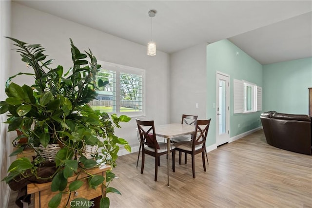 6294 W Wagstaff Rd, Paradise, CA 95969 - dining area with light wood-style flooring and baseboards
