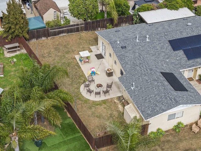 drone / aerial view