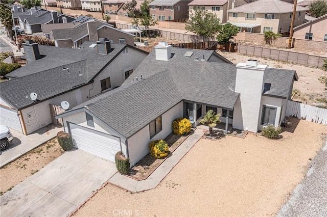 14292 Pinewood Dr, Hesperia, CA 92344 - bird's eye view featuring a residential view