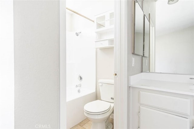 14292 Pinewood Dr, Hesperia, CA 92344 - bathroom featuring vanity, tub / shower combination, and toilet