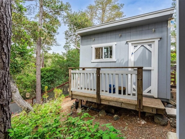 view of deck