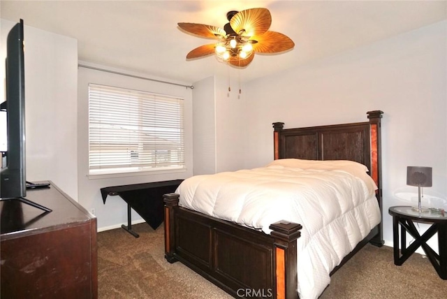 23801 Hollingsworth Dr, Murrieta, CA 92562 - bedroom featuring baseboards, ceiling fan, and carpet