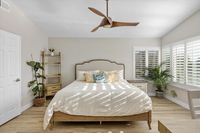 962 Chardonney Way, Escondido, CA 92029 - bedroom featuring light wood finished floors, baseboards, and a ceiling fan