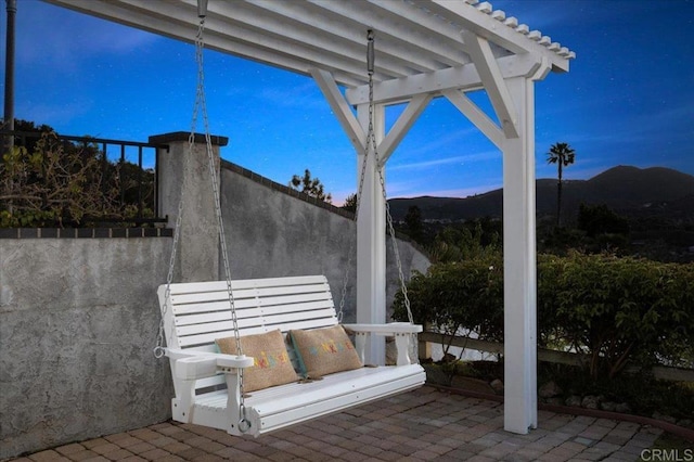 962 Chardonney Way, Escondido, CA 92029 - view of patio / terrace with a mountain view