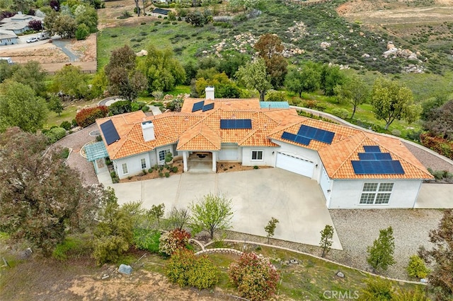 drone / aerial view