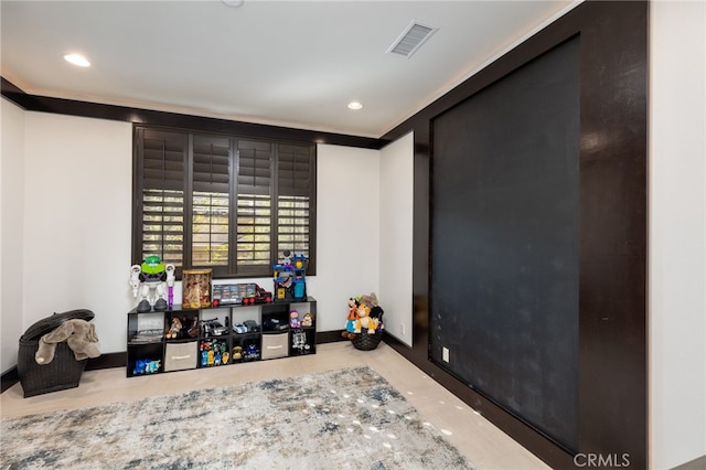29311 Paseo Palmar, San Juan Capistrano, CA 92675 - empty room with ornamental molding, recessed lighting, and wood finished floors